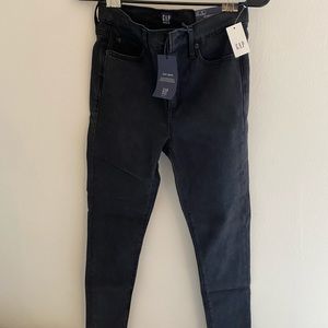 GAP NWT black skinny jeans size 2 26 petite